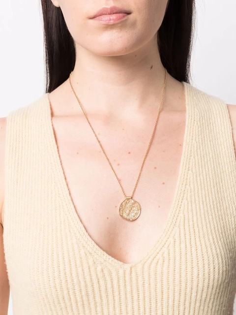 Maje Zodiac medal necklace - Gold - zdjęcie produktu nr 1