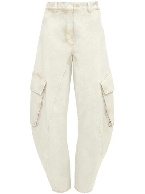 JW Anderson twisted cargo jeans - Neutrals - zdjęcie produktu nr 1