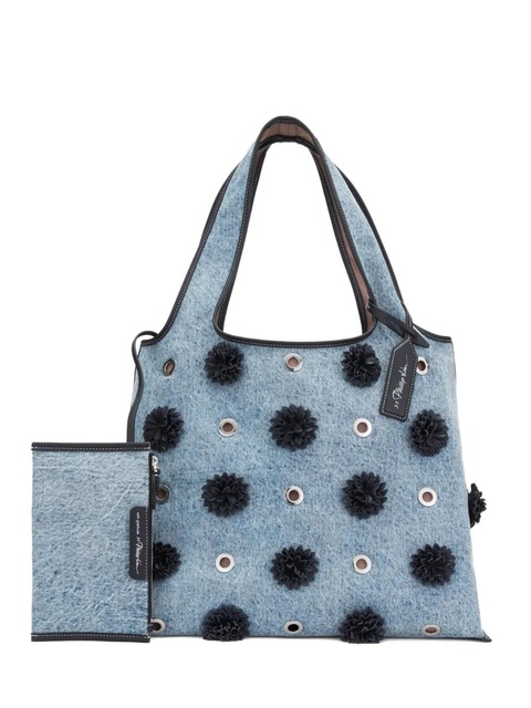 3.1 Phillip Lim pom-pom eyelet tote bag - Blue - zdjęcie produktu nr 1