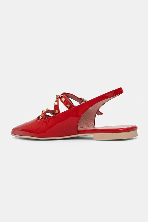 Pretty Ballerinas baleriny Yvette kolor czerwony z odkrytą piętą 52136_B - zdjęcie produktu nr 2