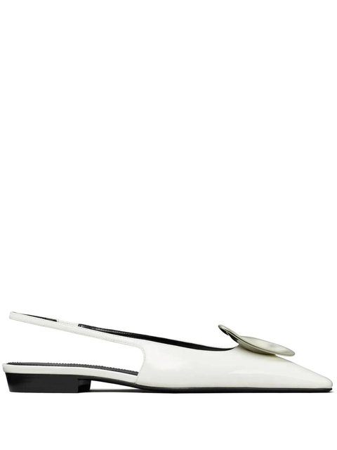 Tory Burch Patos slingback pumps - White - zdjęcie produktu nr 1