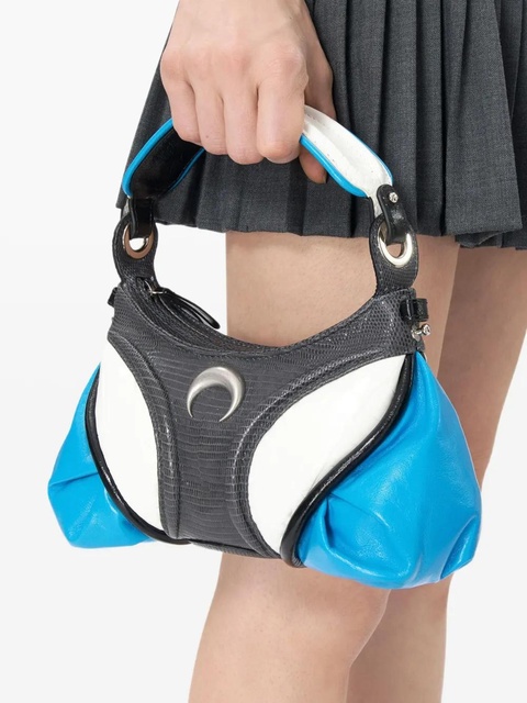Marine Serre mini Futura tote bag - Black - zdjęcie produktu nr 2