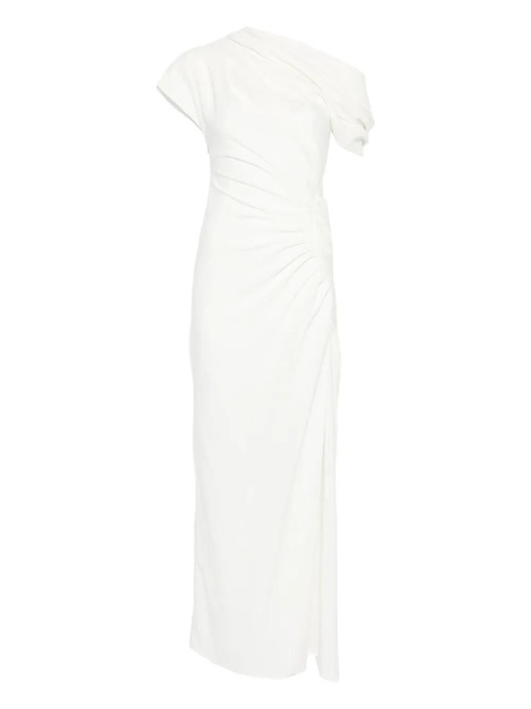Simkhai Kally draped asymmetric-shoulder maxi dress - White - zdjęcie produktu nr 1