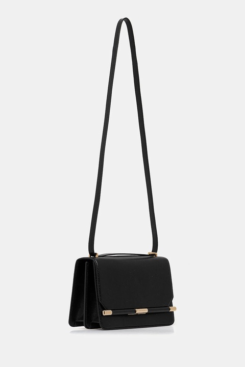 Victoria Beckham torebka skórzana kolor czarny B325AAC006648A - zdjęcie produktu nr 2