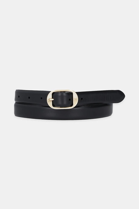 Calvin Klein pasek skórzany damski kolor czarny LV04K7014G - zdjęcie produktu nr 1
