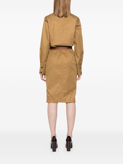 Saint Laurent belted dress - Brown - zdjęcie produktu nr 2
