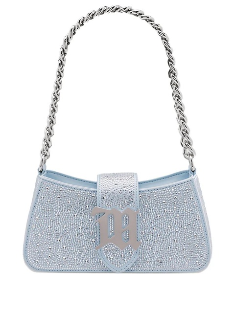 MISBHV crystal-detail shoulder bag - Blue - zdjęcie produktu nr 1