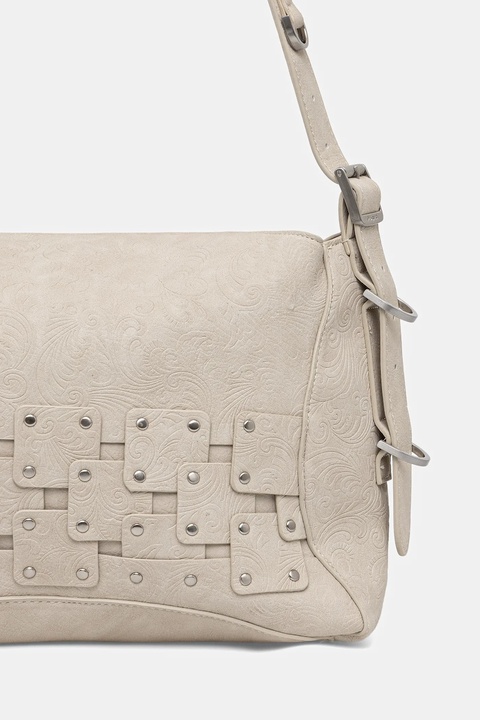Desigual torebka NEW PATCH 2 PIEDRA kolor beżowy 25WAXPBR - zdjęcie produktu nr 2