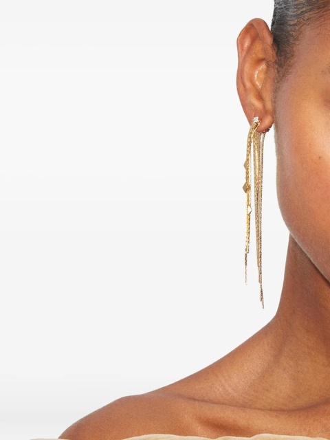 Tory Burch chain post-back earrings - Silver - zdjęcie produktu nr 2