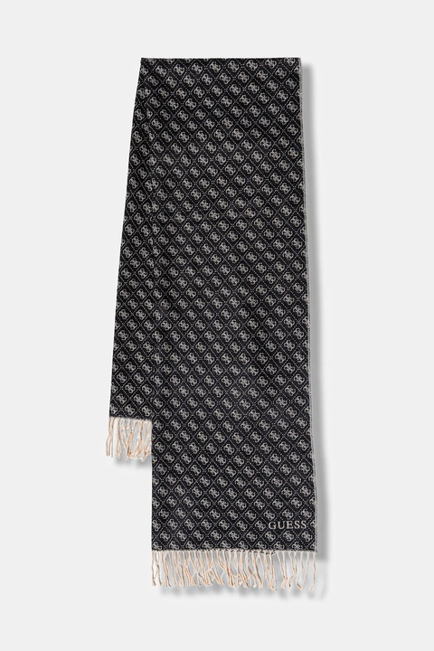 Guess szalik damski kolor szary wzorzysty AW5423 POL03 - zdjęcie produktu nr 1
