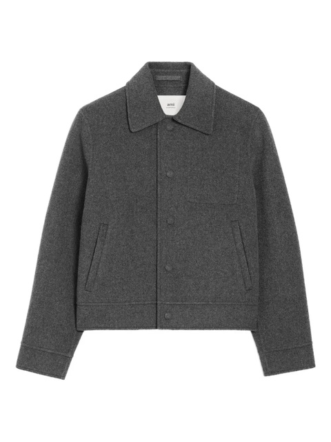 AMI Paris buttoned boxy jacket - Grey - zdjęcie produktu nr 1