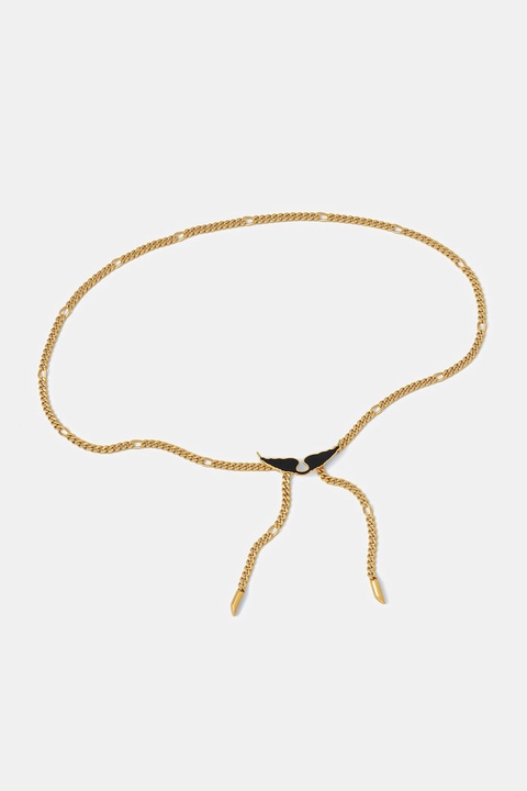 ZADIG&VOLTAIRE pasek damski kolor złoty LWBT00301 - zdjęcie produktu nr 1