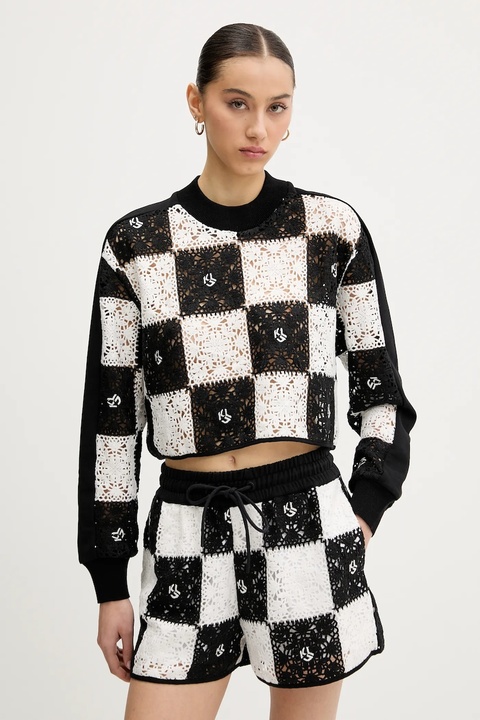 Karl Lagerfeld Jeans sweter damski kolor czarny A2W18030 - zdjęcie produktu nr 1