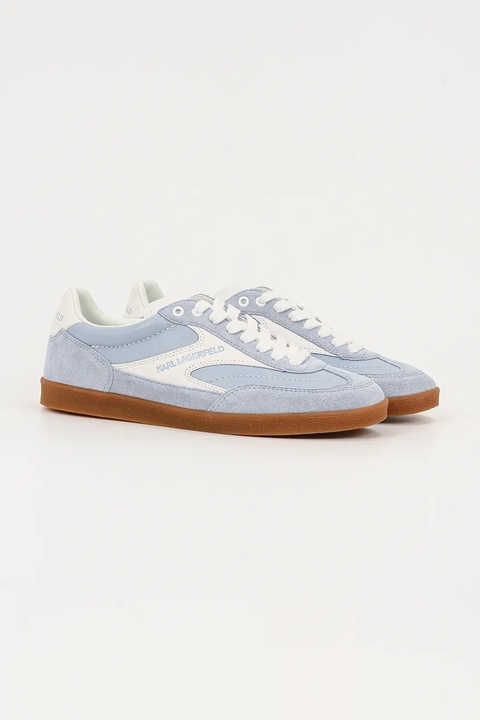 Karl Lagerfeld sneakersy zamszowe KANDIDATE damskie kolor niebieski KL63855 - zdjęcie produktu nr 2