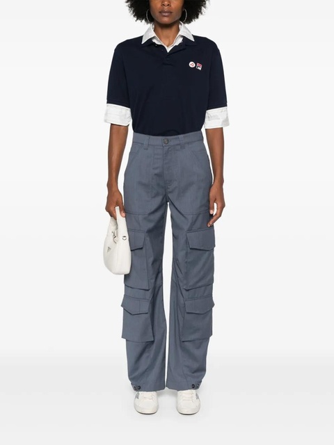Golden Goose virgin-wool cargo pants - Blue - zdjęcie produktu nr 2