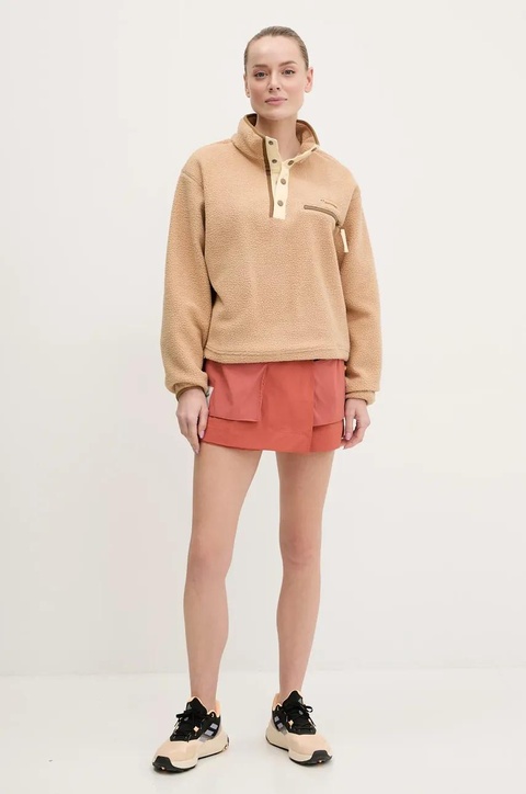Columbia szorty Cove Beach damskie kolor pomarańczowy gładkie high waist 2119351 - zdjęcie produktu nr 2