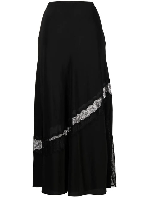 Zadig&Voltaire Jayal silk midi skirt - Black - zdjęcie produktu nr 1