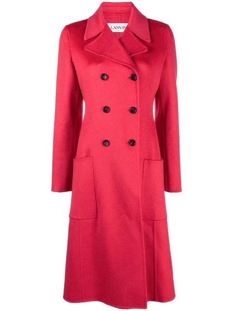 Lanvin double-breasted cashmere coat - Pink - zdjęcie produktu nr 1