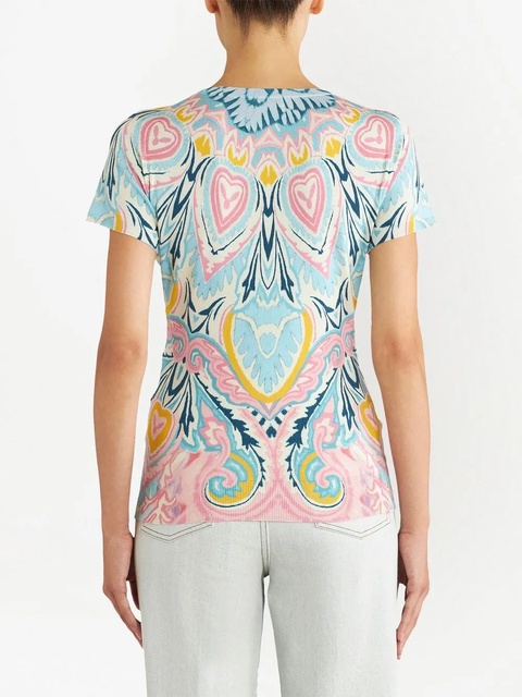 ETRO floral-print silk jumper - Blue - zdjęcie produktu nr 2