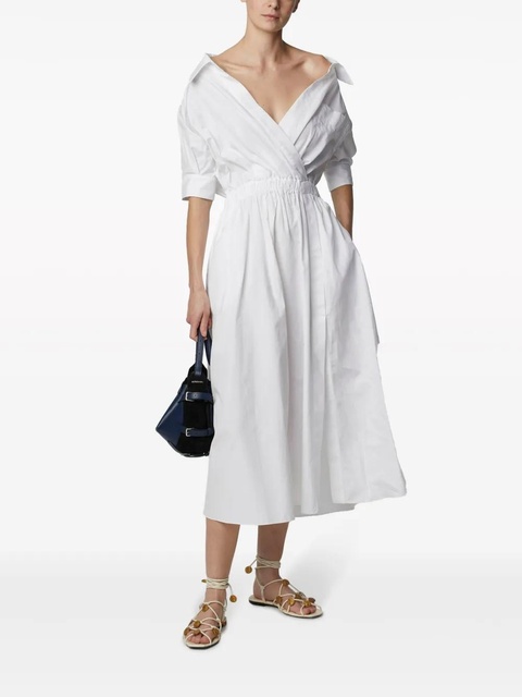Altuzarra Lydia V-neck dress - White - zdjęcie produktu nr 2