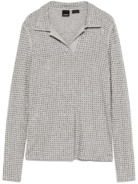 PINKO Kooser polo top - Grey - zdjęcie produktu nr 1