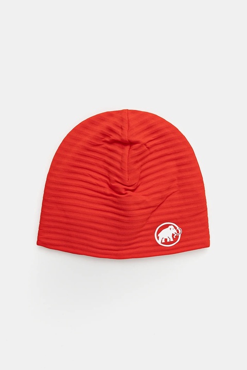 Mammut czapka Taiss Light kolor czerwony z cienkiej dzianiny 1191.01071 - zdjęcie produktu nr 2