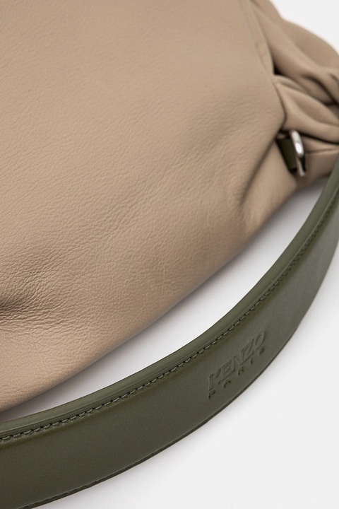 Kenzo torebka skórzana kolor beżowy FF52SA818L1B.11 - zdjęcie produktu nr 2