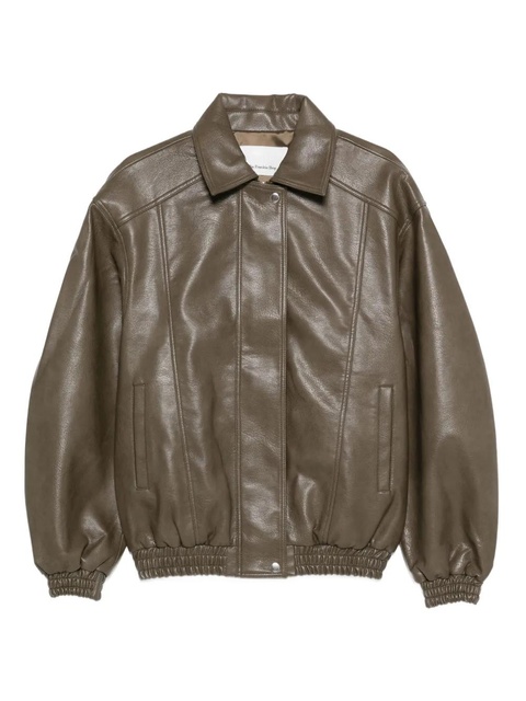 The Frankie Shop Prescott elastic-cuff jacket - Green - zdjęcie produktu nr 1