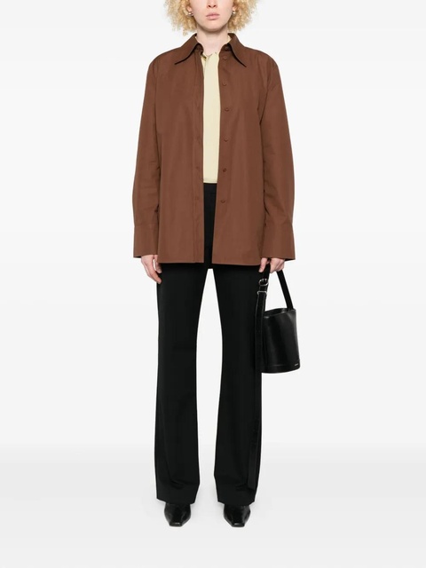 Jil Sander button-down long-sleeve shirt - Brown - zdjęcie produktu nr 1