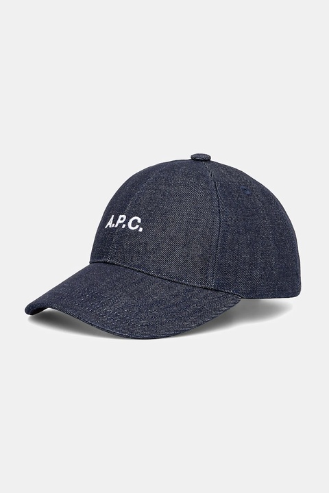 A.P.C. czapka z daszkiem casquette charlie kolor granatowy COHIZ.M24069 - zdjęcie produktu nr 1