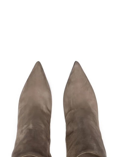 Jimmy Choo 85mm Alizze pointed-toe knee-high boots - Neutrals - zdjęcie produktu nr 2