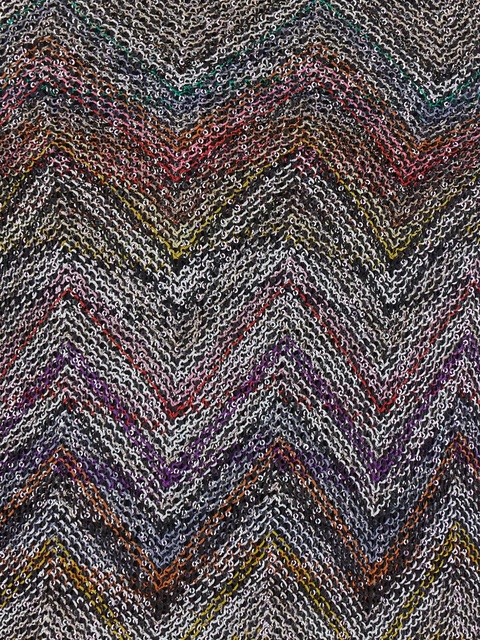 Missoni zigzag-motif sleeveless dress - Blue - zdjęcie produktu nr 2