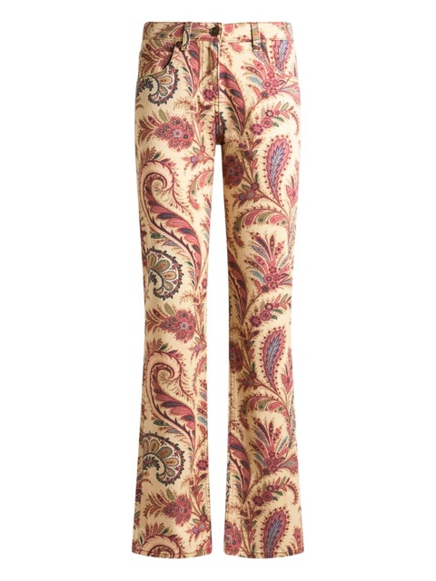 ETRO paisley-print straight-leg jeans - Neutrals - zdjęcie produktu nr 1
