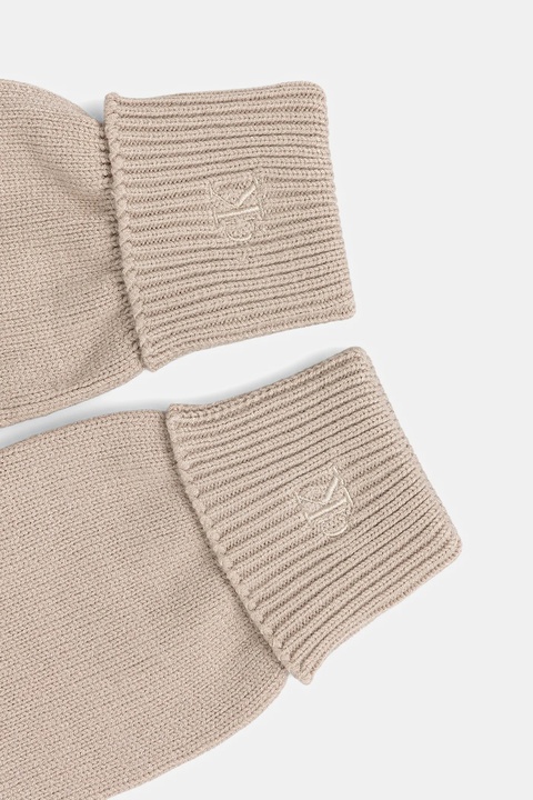 Calvin Klein rękawiczki damskie kolor beżowy LV14F8021G - zdjęcie produktu nr 2