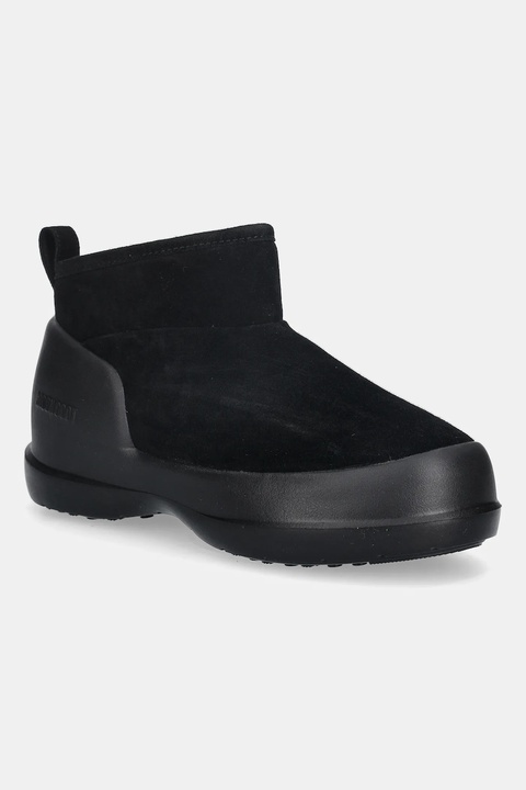 Moon Boot śniegowce zamszowe MB MEZZALUNA LOW BOOT SUEDE kolor czarny 80D2500070 N001 - zdjęcie produktu nr 1