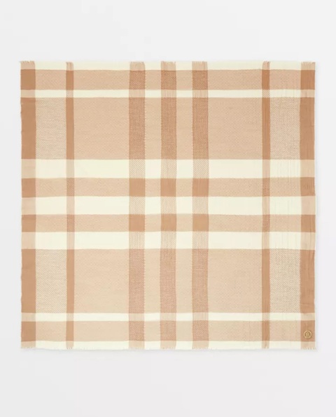 BURBERRY - Kaszmirowy szalik w kratkę - zdjęcie produktu nr 1