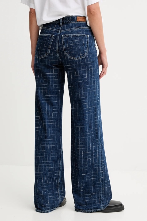Kenzo jeansy damskie kolor niebieski FF62DP2176V3 - zdjęcie produktu nr 2