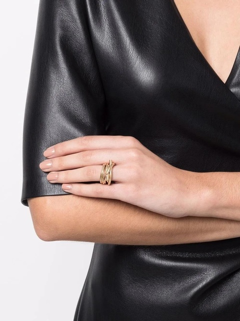 Ferragamo layered effect ring - Gold - zdjęcie produktu nr 2