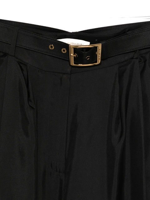 ZIMMERMANN pleated belted trousers - Black - zdjęcie produktu nr 2