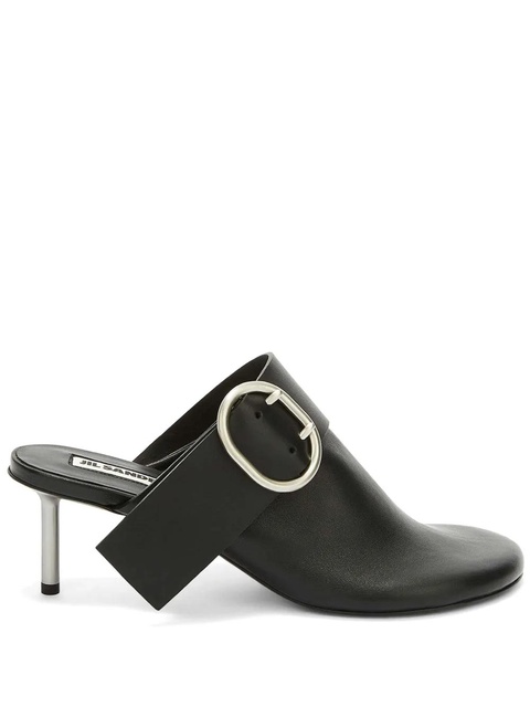 Jil Sander buckled mules - Black - zdjęcie produktu nr 1