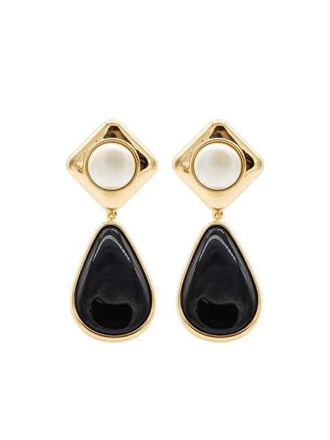 Self-Portrait teardrop earrings - Gold - zdjęcie produktu nr 2