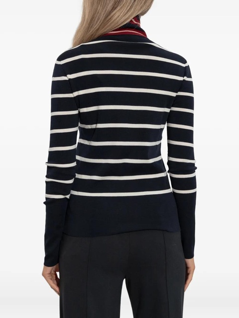 Moncler high-neck striped jumper - Black - zdjęcie produktu nr 2
