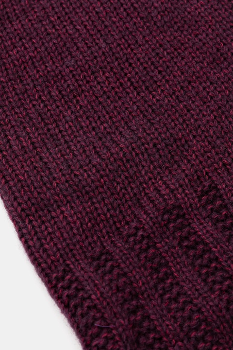 Answear.LAB kaptur z wełną merino kolor bordowy - zdjęcie produktu nr 2