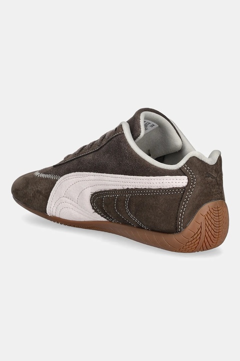 Puma sneakersy zamszowe Speedcat Wine Club Wns damskie kolor brązowy 402562 - zdjęcie produktu nr 2