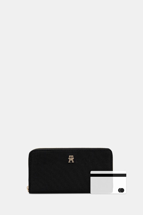 Tommy Hilfiger portfel damski kolor czarny AW0AW17750 - zdjęcie produktu nr 2