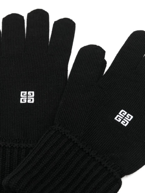 Givenchy 4G-embroidered gloves - Black - zdjęcie produktu nr 2