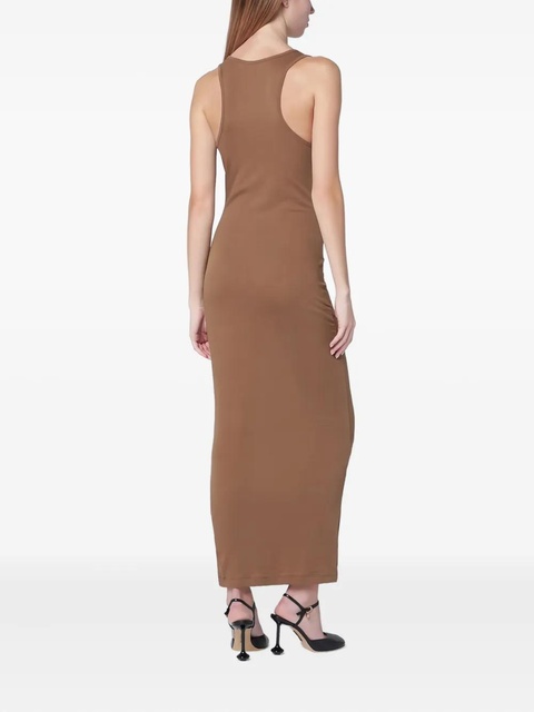 ENTIRE STUDIOS crew neck midi dress - Brown - zdjęcie produktu nr 2