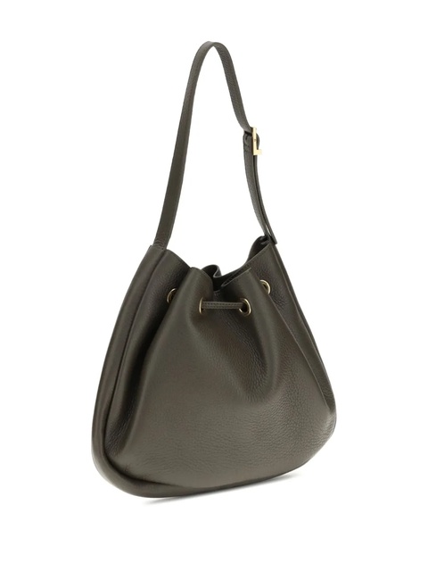 Saint Laurent drawstring leather shoulder bag - Black - zdjęcie produktu nr 2