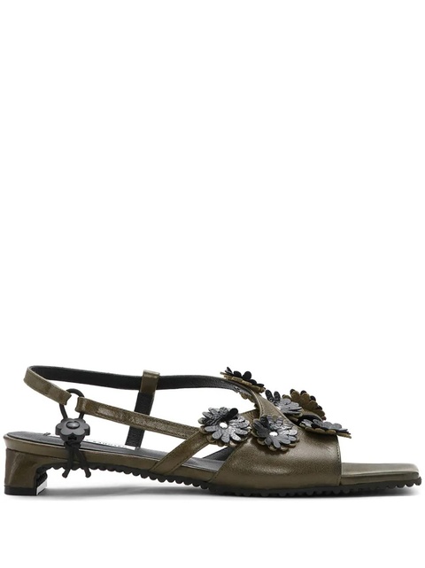 Cecilie Bahnsen Arna sandals - Green - zdjęcie produktu nr 2