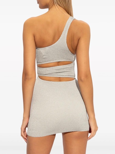 Bond-eye Rico asymmetric minidress - Grey - zdjęcie produktu nr 2
